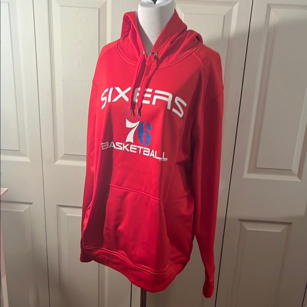Sixers Basketball Red Hoodie